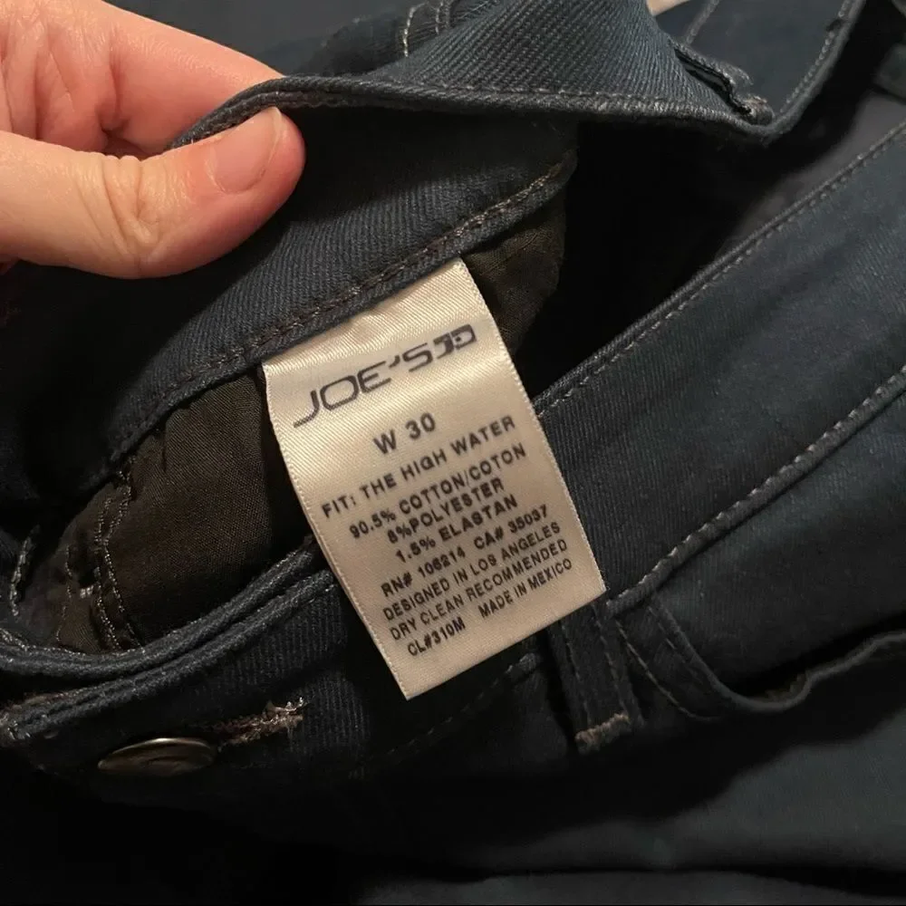 Joe’s Jeans High Water Saddie Skinny Jeans W30